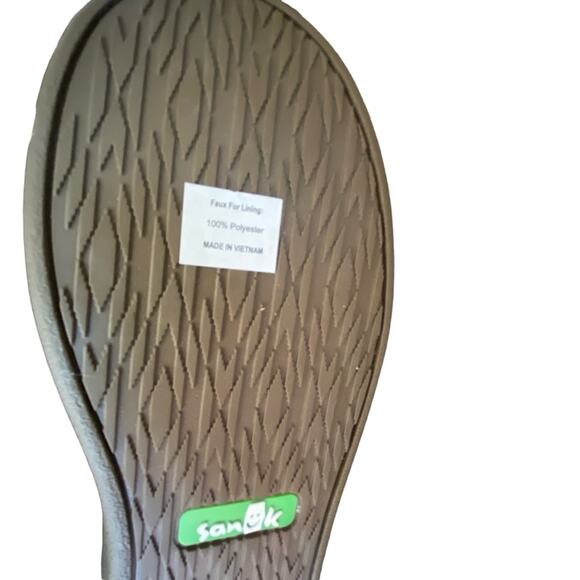 Sanuk Bay-Sick Ankle Gray Bootie NWTs Faux Shearling size 9 - Picture 9 of 10